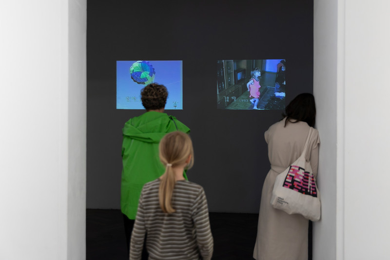 text: >
  Drei Besucher betrachten eine
  Videoarbeit an der Wand
decorative: false
source: reviewed