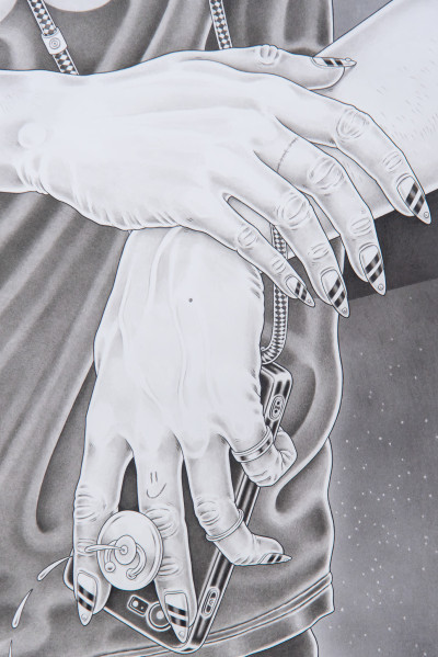 Installationsansicht von Barbara Lüddes 