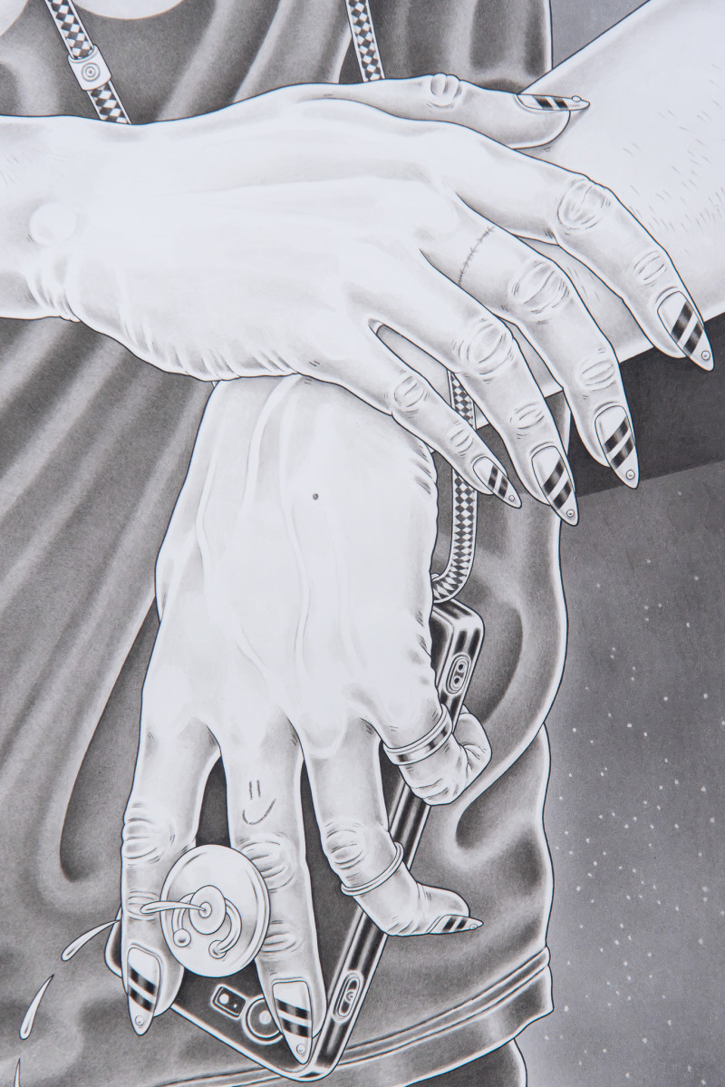 Installation view of Barbara Lüdde’s 