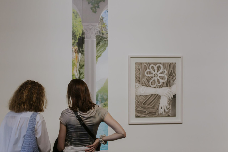 Installation view of Barbara Lüdde’s 