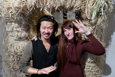 Portaitaufnahme von Ardian Hartono und Viviana Druga