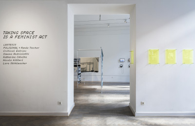 View into the exhibition space